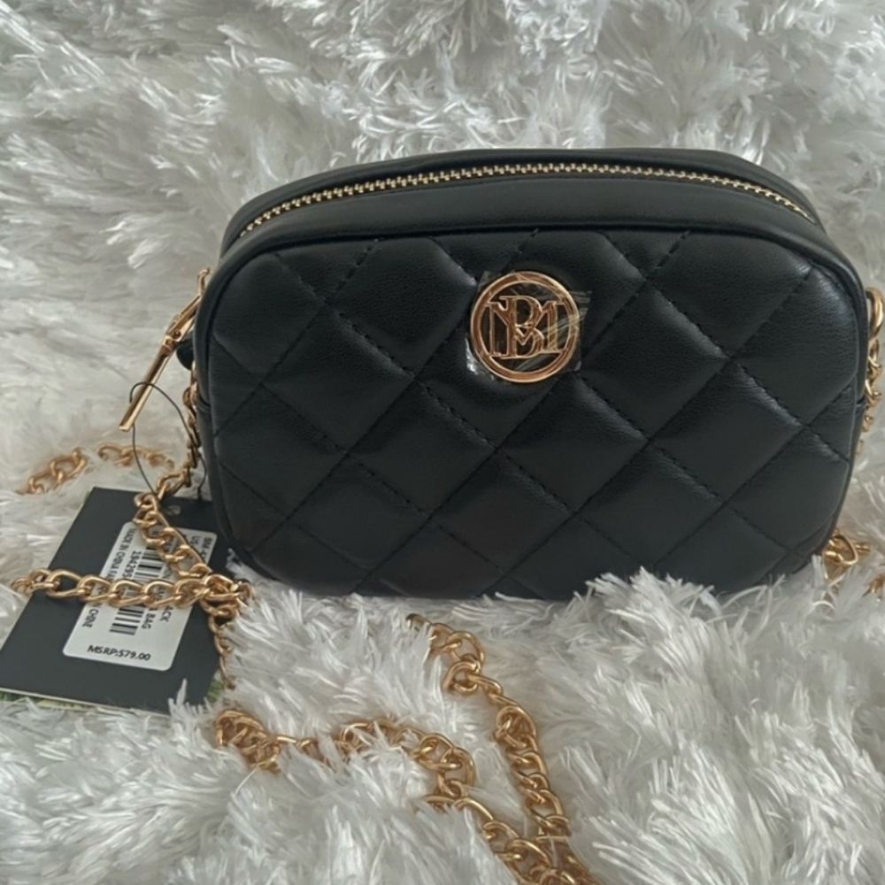 NWT Vegan Leather Badgley Mischka Designer Bag/Purse